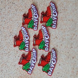 Day Camp - Girl Scout Fun Patch Bundle - NEW Iron On 🦋❤